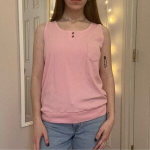 Vintage Pink Karen Scott Tank Top